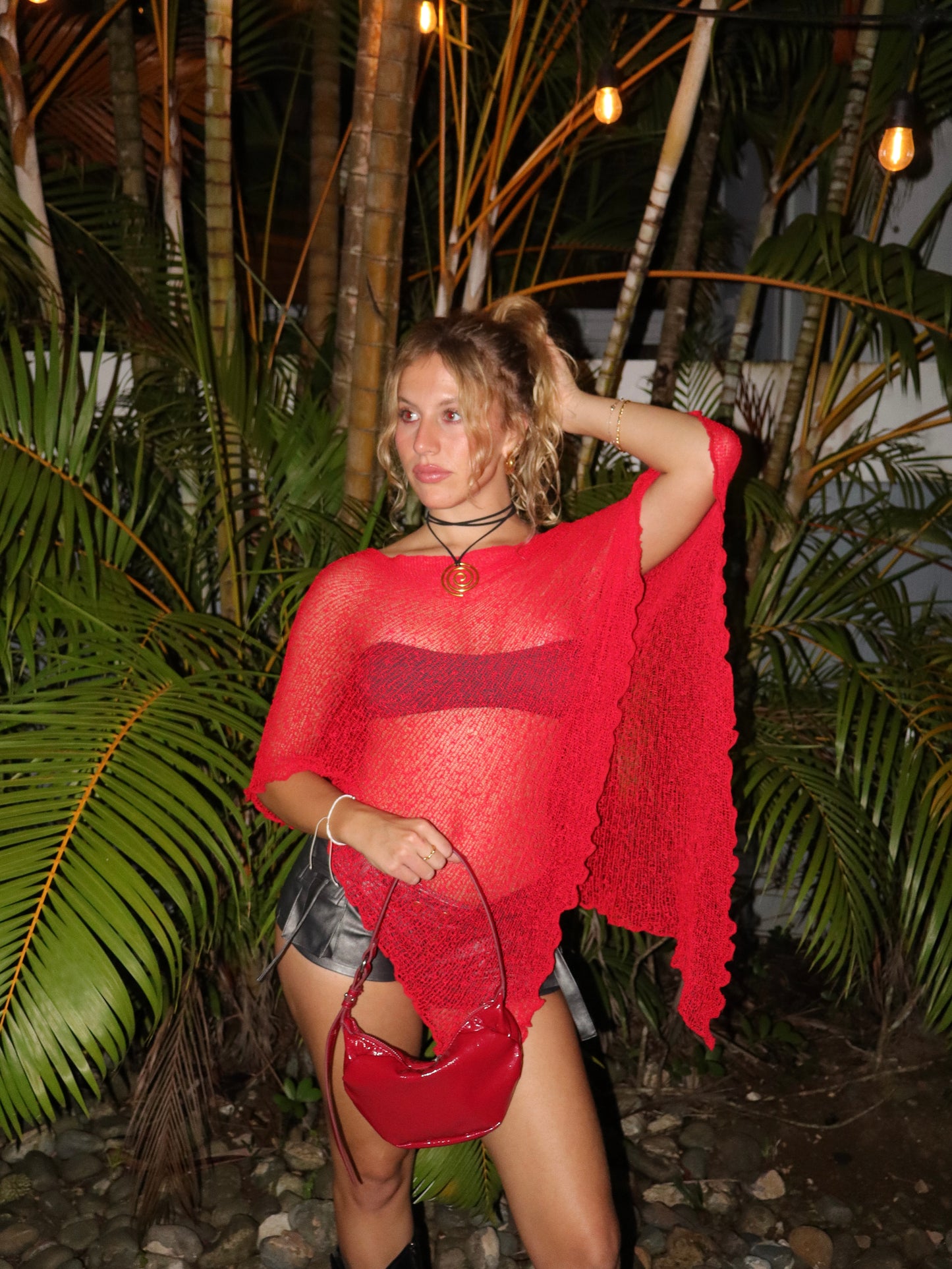 Red Poncho