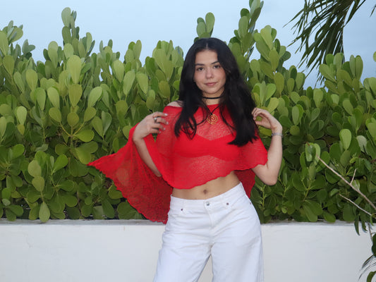 Red Poncho